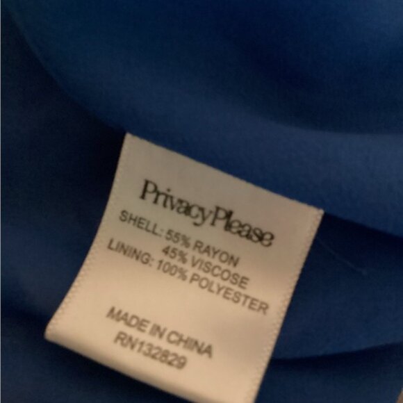 PRIVACY PLEASE Mini Wrap Dress Sz M - Picture 7 of 7